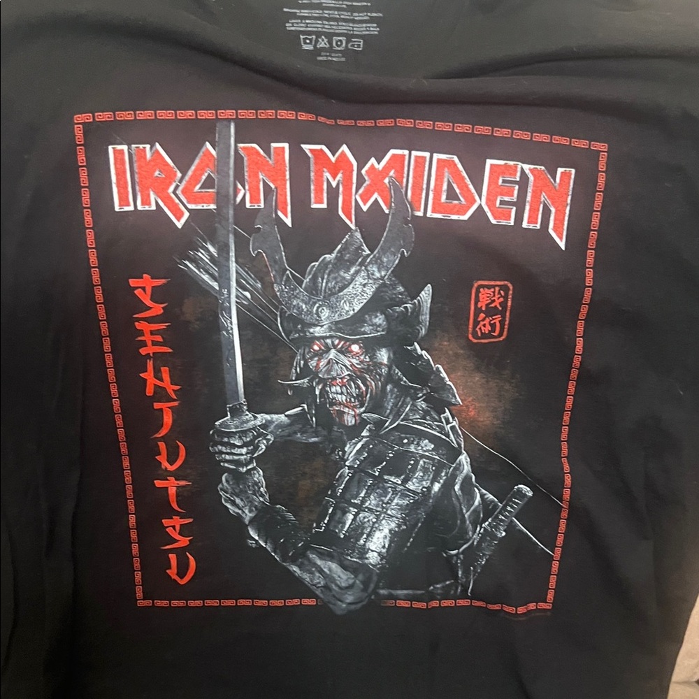 Iron Maiden Black Samurai Graphic Tee - Picture 3 of 4